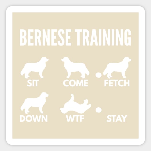 Bernese Training Bernese Dog Tricks Sticker by DoggyStyles